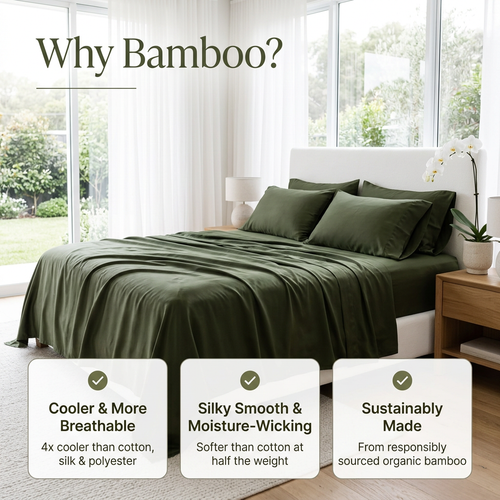 The Bamboo Sheet Set — 100% Bamboo Viscose Sateen